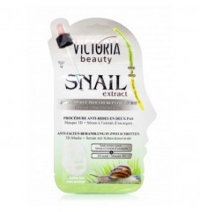 Victoria Beauty Snail Extract Процедура против бръчки в две стъпки 3D маска + серум с екстракт от охлюви